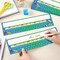 48 Pcs Flat Cursive Name Plate for Desk Traditional Cursive Nameplates (Multicolor) 14 x 4 inch/25 x 10 cm